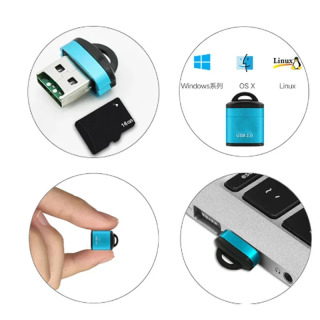 Мини USB 2,0 Micro SIM SD/TF устройство для чтения карт памяти, высокоскоростной адаптер для компьютера, аксессуары для настольного компьютера, картридж