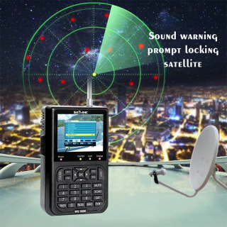 SATLINK WS-6906 3,5-дюймовый портативный ЖК-дисплей высокой четкости спутниковый искатель дисплея данных цифровой измеритель спутникового сигнала