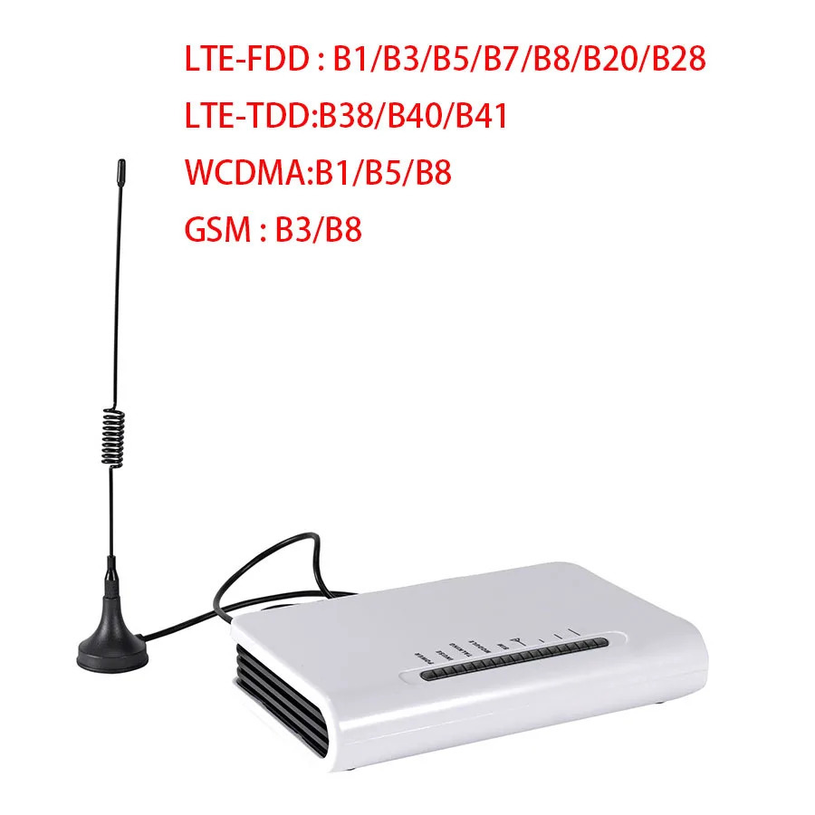 4G LTE Yevropa yoki 3G GSM Terminali Ruxsat etilgan simsiz terminal FWT DTMF tarmoq ulanishi Statsionar telefon stoli telefon PBX