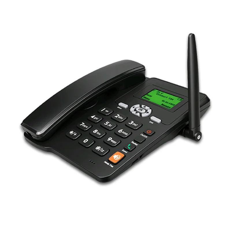 Фиксированный беспроводной телефон с литиевой батареей 4G и 2 SIM-карты VOLTE HD Call SMS DTMF Беспроводной стационарный телефон
