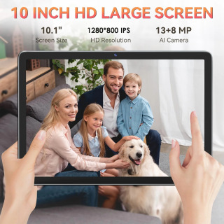 Yangi 2026 yil 10 dyuymli Android 15 klaviaturali planshet, 12 GB operativ xotira, 512 GB ROM, 7000 mA/soat batareya, 5G Wi-Fi, Bluetooth, HD IPS displey