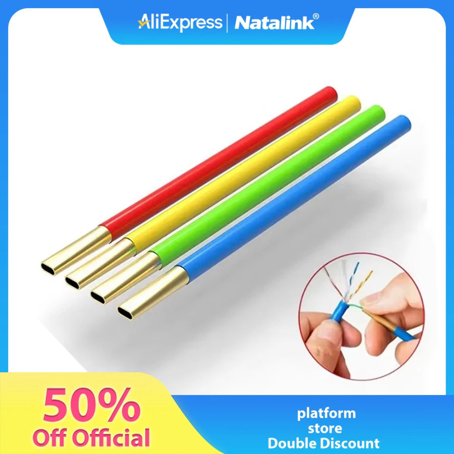 Отслаиватель сетевого кабеля Natalink, инженерные инструменты, сепаратор сердечника витого провода для CAT5/CAT6/CAT7 и телефонных линий