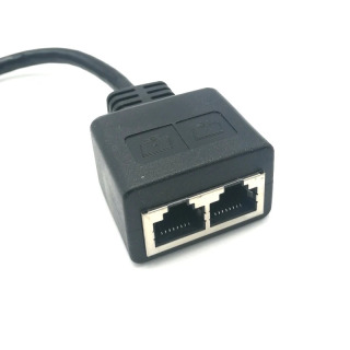 Sakkiz yadroli tarmoq kabeli distribyutori bir nuqtali ikkita adapter Tarmoq kengaytirgichi CAT6/CAT5 RJ45 bir vaqtda IPTV keng tarmoqli internet
