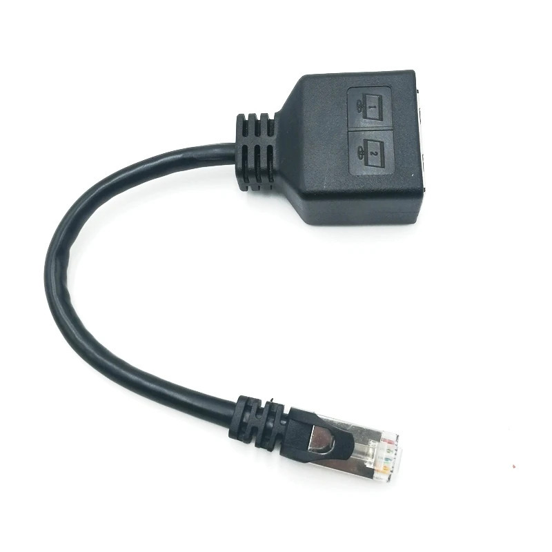 Sakkiz yadroli tarmoq kabeli distribyutori bir nuqtali ikkita adapter Tarmoq kengaytirgichi CAT6/CAT5 RJ45 bir vaqtda IPTV keng tarmoqli internet