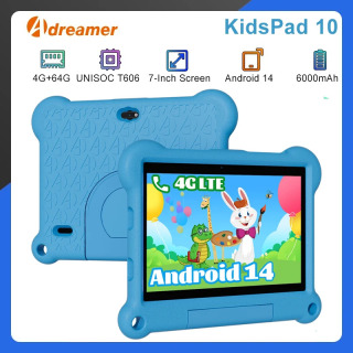 (Sotish) 10 dyuymli bolalar Android14 plansheti 4GB RAM + 64GB ROM WIFI Bolalar uchun Google Play planshet bolalar uchun oʻquv oʻyini зеленый США