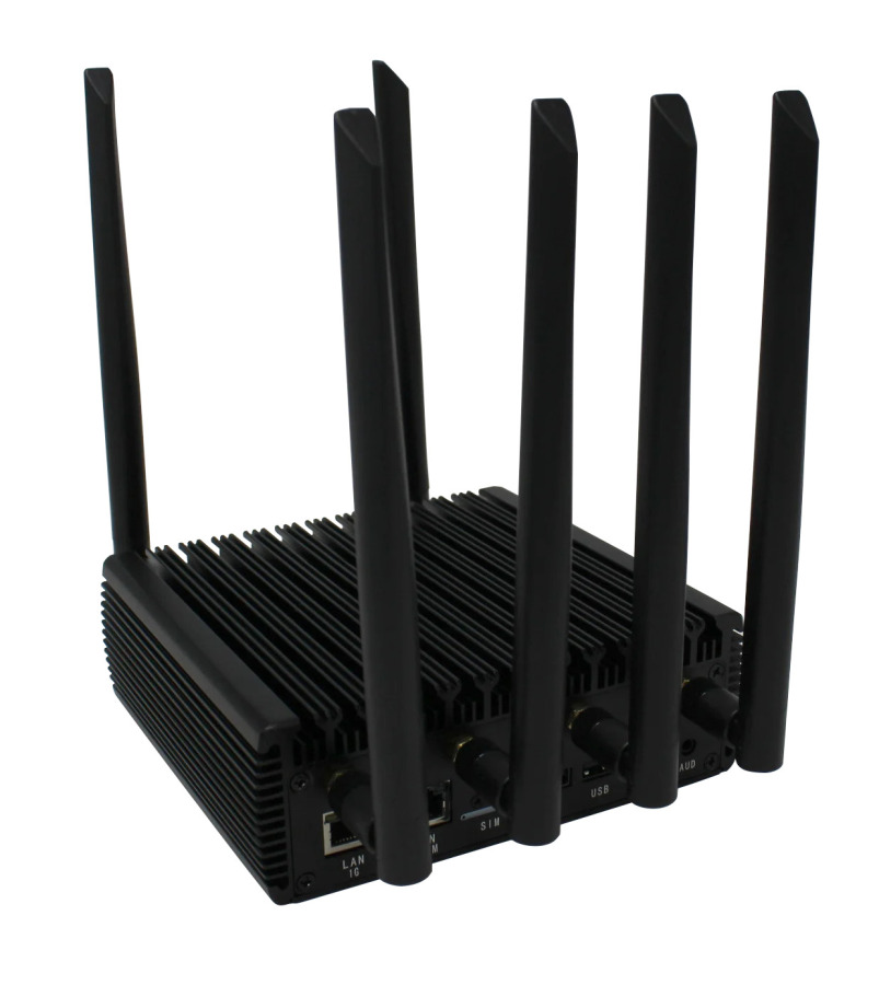 Industrial Mini PC 5G, Intel Celeron N5100, SSD 16GB + 512GB, WiFi 5, BT 4.0, Gigabit Ethernet, Windows 10 Pro, Fansiz rejim