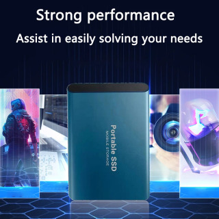 Новый внешний жесткий диск 2 ТБ Портативный SSD 4 ТБ Высокоскоростной жесткий диск 128 ТБ Массовый мобильный твердотельный накопитель USB3.1 для ноутбуков/ПК/MAC