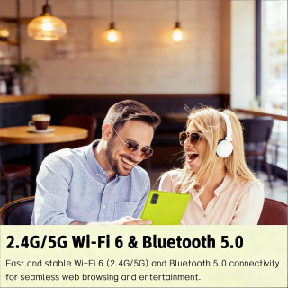 Планшет 8.68 дюймов, Android 15, HD IPS сенсорный экран, 8 ГБ ОЗУ, 64 ГБ ПЗУ, Wi-Fi, Bluetooth, двойные камеры, GMS, Google Play, образовательный планшет
