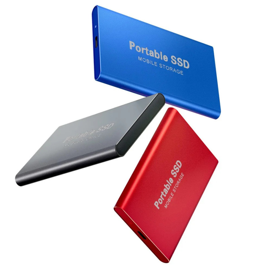 Внешний жесткий диск 1 ТБ, портативный SSD 2 ТБ, внешний твердотельный накопитель USB 3.2 Type-C, высокоскоростное хранилище для ПК, Mac, телефона