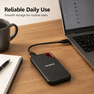 Noutbuklar, shaxsiy kompyuterlar va MacBooklar uchun tashqi SSD 1TB 2TB Type-C portativ diski
