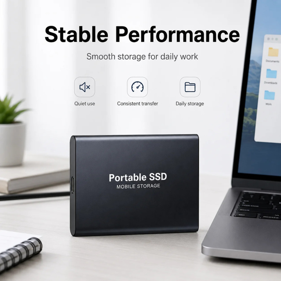 Uy ofis va kompyuter uchun tashqi portativ Type-C SSD