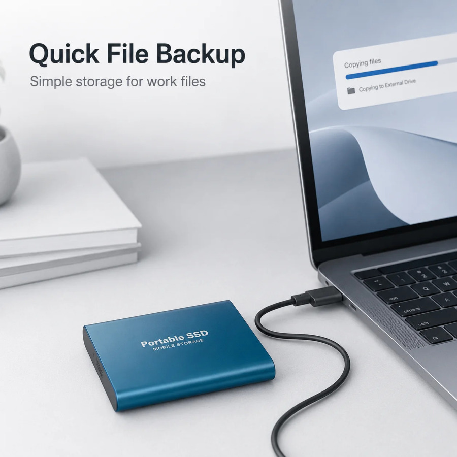 Uy ofis va kompyuter uchun tashqi portativ Type-C SSD