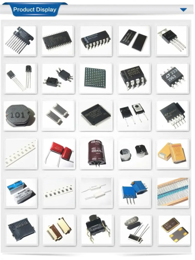Elektron komponentlar ro'yxati, yangi original mahsulotlar, haqiqiy fotosuratlar, tez yetkazib berish, stokda elektronika.