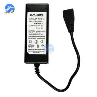 IDE/SATA quvvat adapteri uchun USB kabeli, 12 V/5 V, 2,5 A