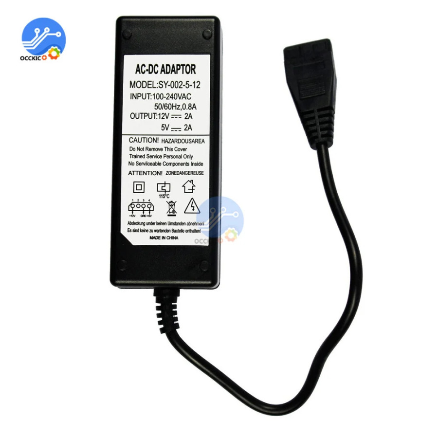 IDE/SATA quvvat adapteri uchun USB kabeli, 12 V/5 V, 2,5 A