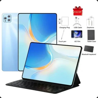 2025 YANGI Tablet PC Pad Air Pro Android 14 22GB+2TB 20000mAh Snapdragon 870 Asl planshetlar Kompyuter 5G Ikkita SIM-karta WIFI HD 4K Mi Ta Красный одиннадцать