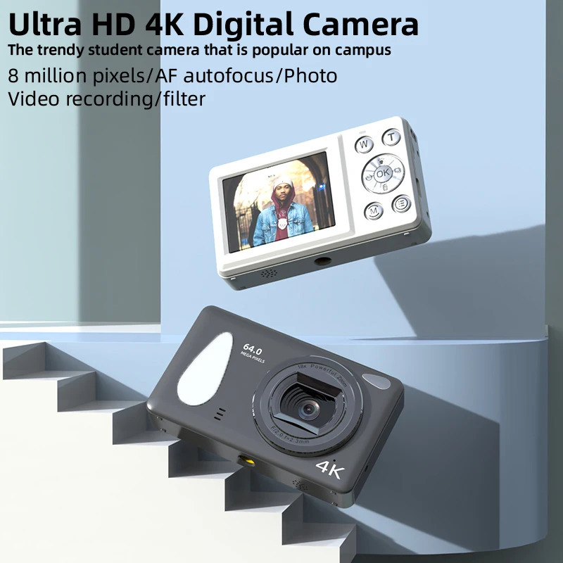 Высокое качество 4K цифровая камера видео видеоблогов фотографии фото видео съемка подарок подруге UHD видеокамера бытовой электроники
