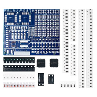 Компоненты SMD/SMT, плата для практики пайки, электронные наборы, тренировочный комплект, электронный компонент, комплект для самостоятельного производства, аксессуары для SMT