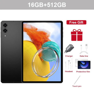 10,1-дюймовый планшет 2026 года, 5G, с двумя SIM-картами, Pad 7s Pro, детский планшет, обновленный Android 15, глобальная версия, 10000 мАч, 22 ГБ+2 ТБ, детские планшеты Зеленый
