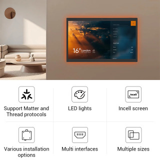 Умное домашнее устройство 2024, система умного дома, Android 13 WiFi6 RK3566 POE BT5.3, настенное крепление, портативный Android-планшет