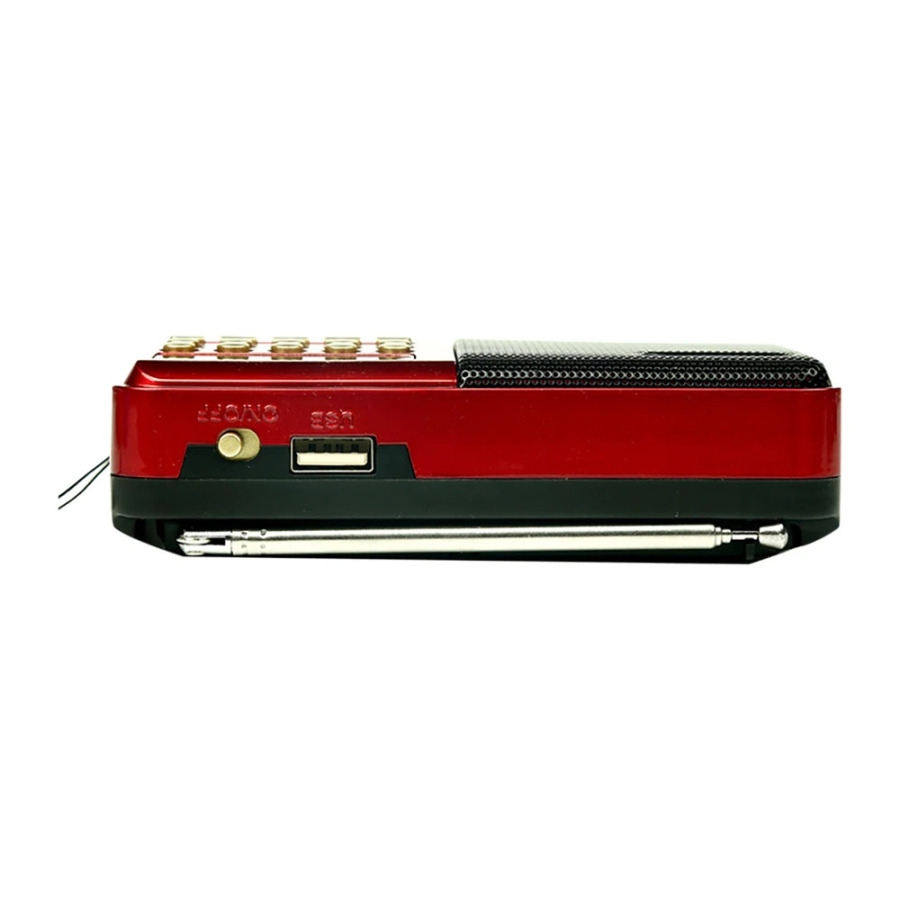 Мини-портативное радио, портативное перезаряжаемое цифровое FM USB TF MP3-плеер, музыкальный динамик, принадлежности для устройств