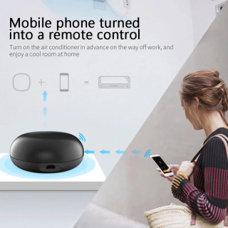 Wi-Fi Smart universal IR masofadan boshqarish pulti Alexa Google Home Tuya Smart Life orqali televizor konditsioneri uchun DIY infraqizil masofadan boshqarish pulti