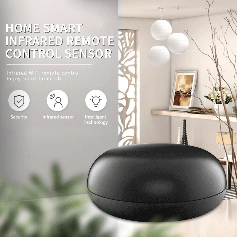 Wi-Fi Smart universal IR masofadan boshqarish pulti Alexa Google Home Tuya Smart Life orqali televizor konditsioneri uchun DIY infraqizil masofadan boshqarish pulti