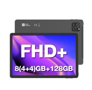 Планшет AGM PAD T1 10,95 дюйма 1200 * 1920 FHD + экран 8 (4 + 4) ГБ ОЗУ 128 ГБ ROM 4G LTE Android 14 Unisoc T606 Планшеты Поддержка Widevine L1 черный EU