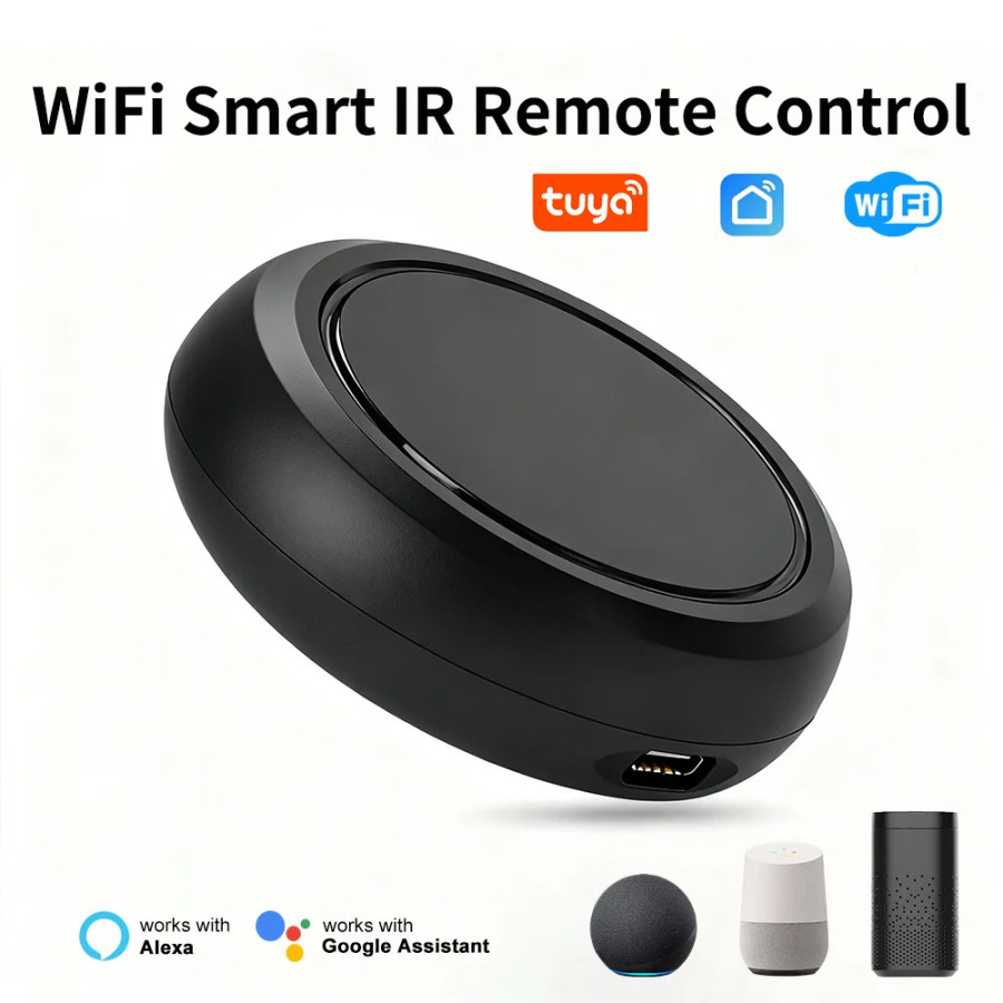 Умный ИК-пульт дистанционного управления Wi-Fi, панель управления Tuya, продукты Smart Life, голосовое управление, интеллектуальная система домашней автоматизации