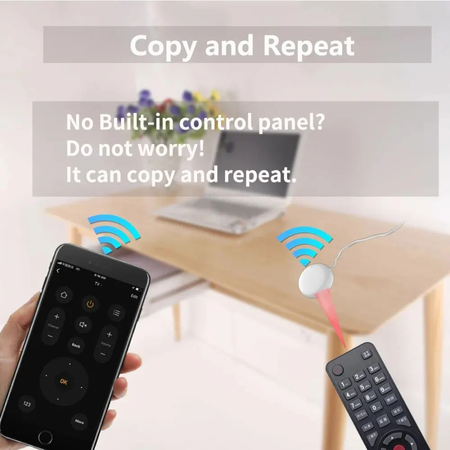 Универсальный Wi-Fi ИК-пульт SmartLife Для Умного Дома, Совместимый С Приложениями AUD, AC, TV, Alexa, Google Home, Яндекс Алиса