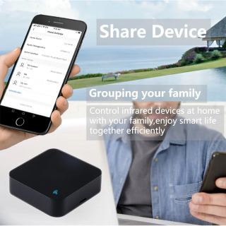 Умный ИК-пульт Дистанционного Управления Tuya Smart Life С Wi-Fi Для Домашней Автоматизации, Заменяет Пульты Для ТВ, DVD