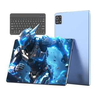 Android 14 (2026) plansheti, 10,1 dyuym, 16 GB operativ xotira, 1 TB ROM, Wi-Fi 5, Type-C, HD IPS displey, ikki SIM-karta, 5G, stilus va klaviatura bilan БЕЛЫЙ 5