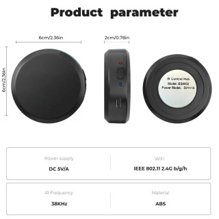 Умный RF 433, ИК-пульт дистанционного управления Tuya, Wi-Fi, инфракрасный контроллер для умного дома для кондиционера, ALL TV LG, поддержка Alexa Google Home