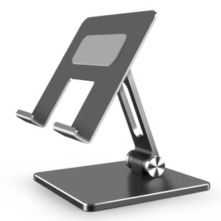 Настольная подставка для планшета iPad Pro Mini Air, Samsung, Xiaomi, Huawei 13, 12,9, 10,9, 9,7, 10,5, 11 дюймов, металлический держатель для планшета, смартфона СЕРЫЙ