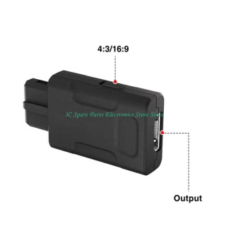 O'yin konsoli uchun SZ adapteri 720P konvertor adapteri, almashtiriladigan 4:3/16:9 o'yin aksessuarlari