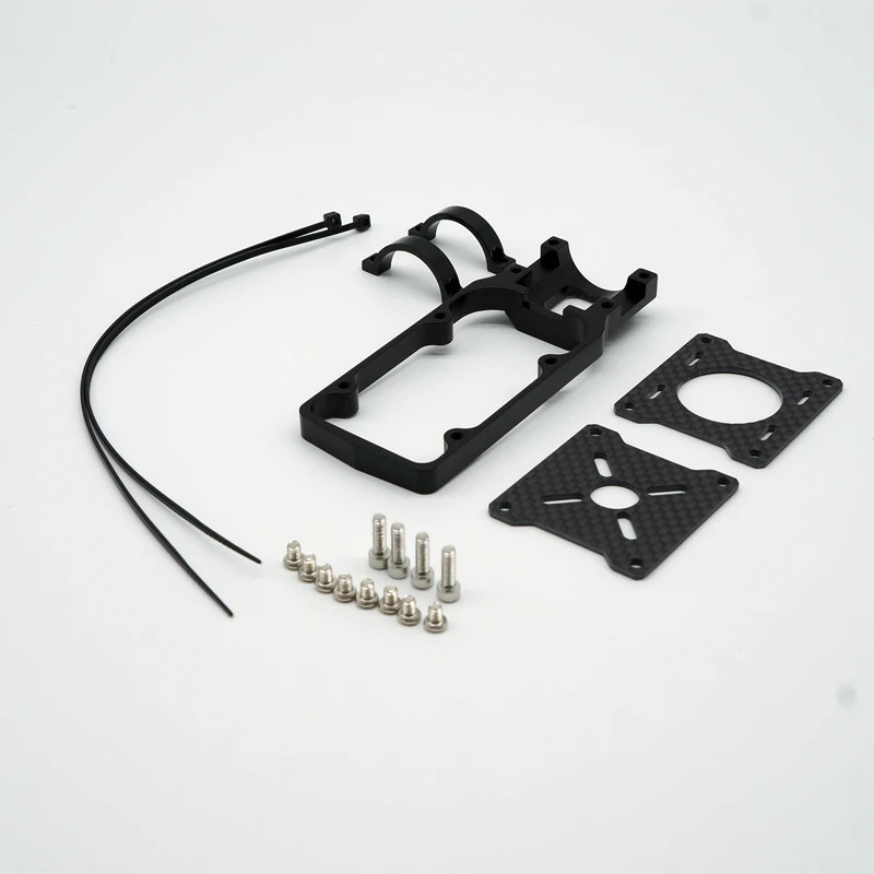 Drone aksessuarlari DIY kvadrokopter ramka to'plami qismlari aksessuarlar 20mm 22mm 25mm uglerod trubkasi metall alyuminiy qotishma motorli o'rindiq