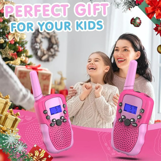 Bolalar uchun Walkie Talkies, Toza ovozli qayta zaryadlanuvchi bolalar Walkie Talkies, 3-12 yoshli bolalar uchun ideal tug'ilgan kun kechasi, ochiq havoda sarguzasht, lager, piyoda sayohat