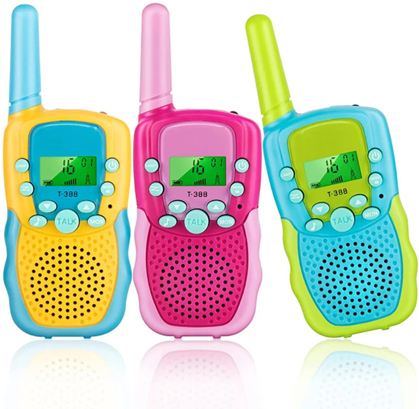 Bolalar uchun Walkie Talkies, Toza ovozli qayta zaryadlanuvchi bolalar Walkie Talkies, 3-12 yoshli bolalar uchun ideal tug'ilgan kun kechasi, ochiq havoda sarguzasht, lager, piyoda sayohat