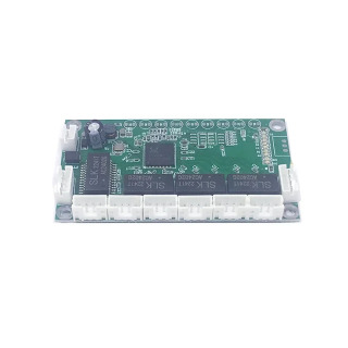 HUB TAP 8-портовый сетевой коммутатор Ethernet TAP 100 Мбит/с Зеркальное и зеркальное хранилище пакетов для захвата пакетов для передачи данных БЕЛЫЙ