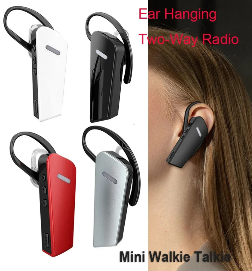 Walkie-talkie Quloqqa ilmoqli simsiz ixcham, 3 Vt, 400-470 MGts