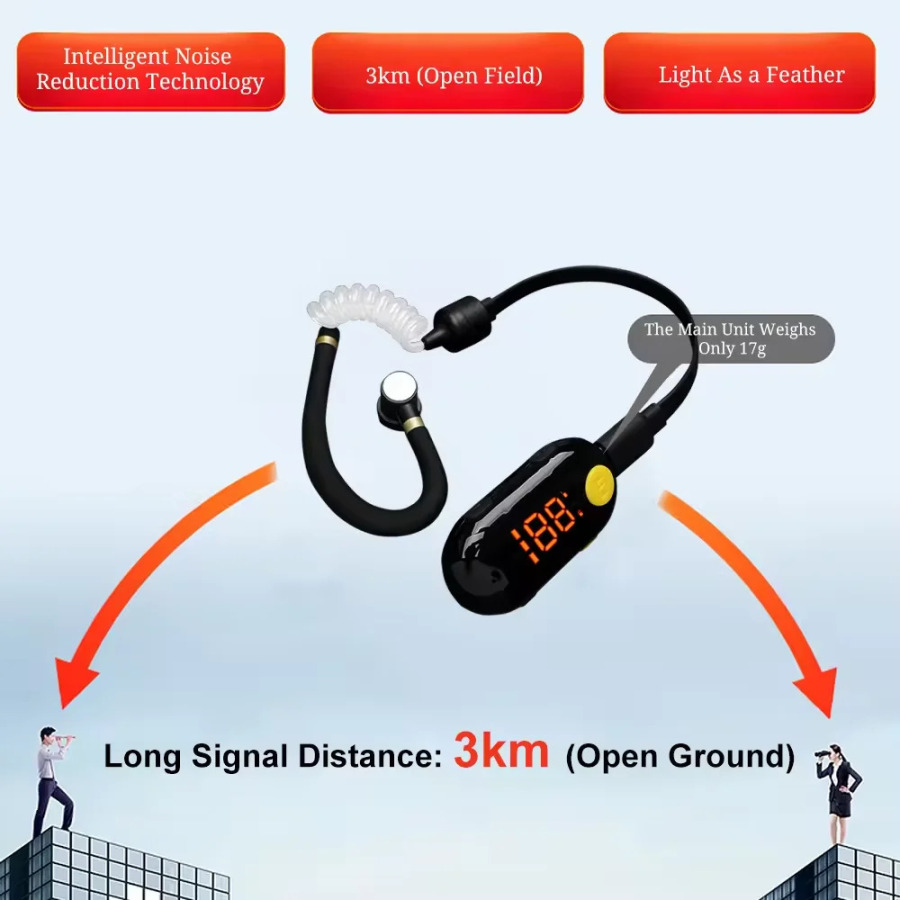 Super walkie talkie 400-470MHz 0,5W marjonli radio ikki tomonlama radio radiosi