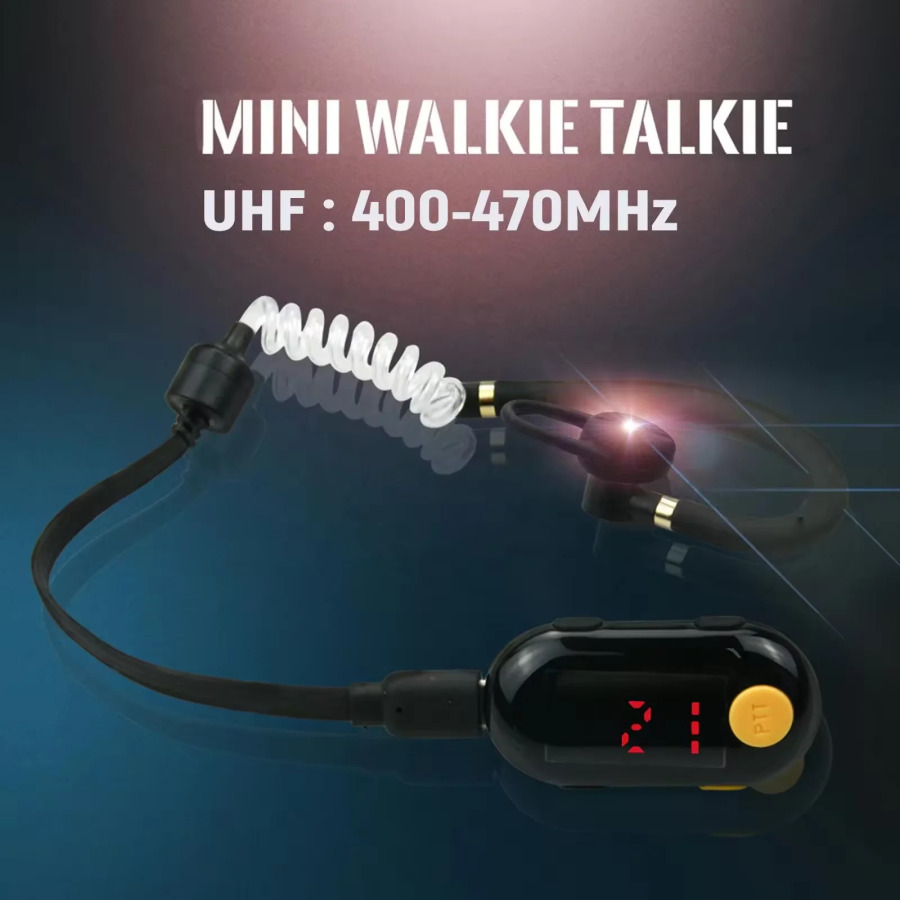 Super walkie talkie 400-470MHz 0,5W marjonli radio ikki tomonlama radio radiosi