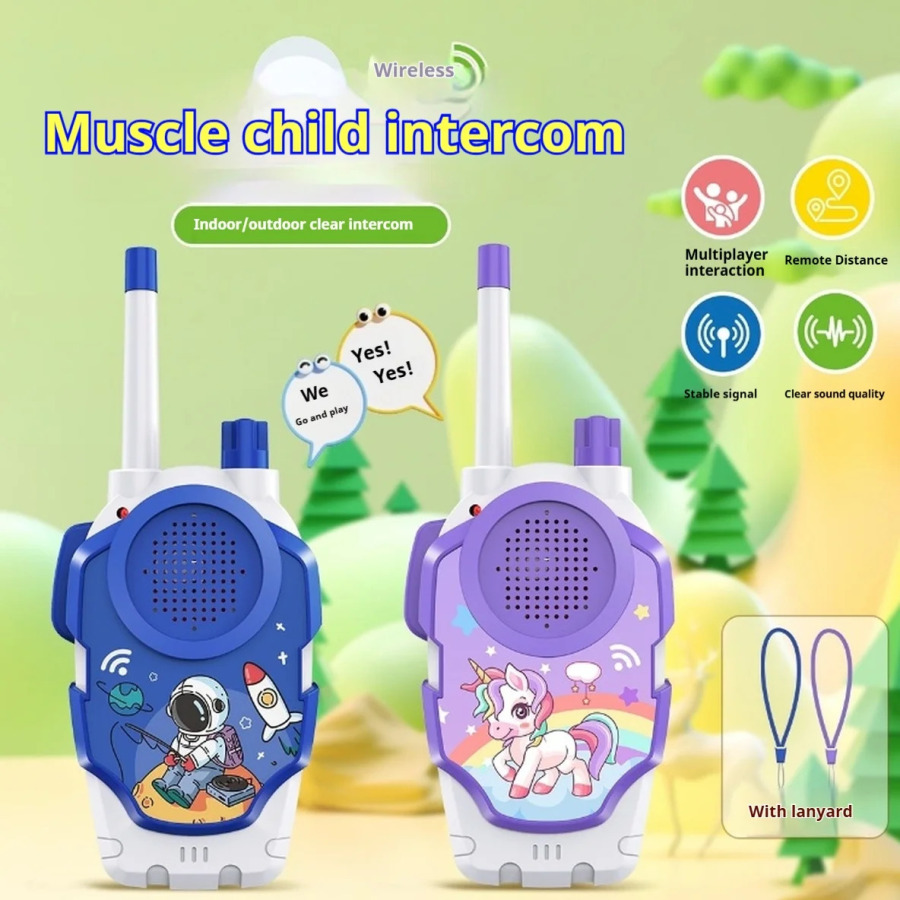 2 dona. walkie-talkie, bolalar o'yinchoqlari, simsiz ratsion, ota-ona va bolaning o'zaro aloqasi, do'stlar muloqoti, interkom, kommunikator