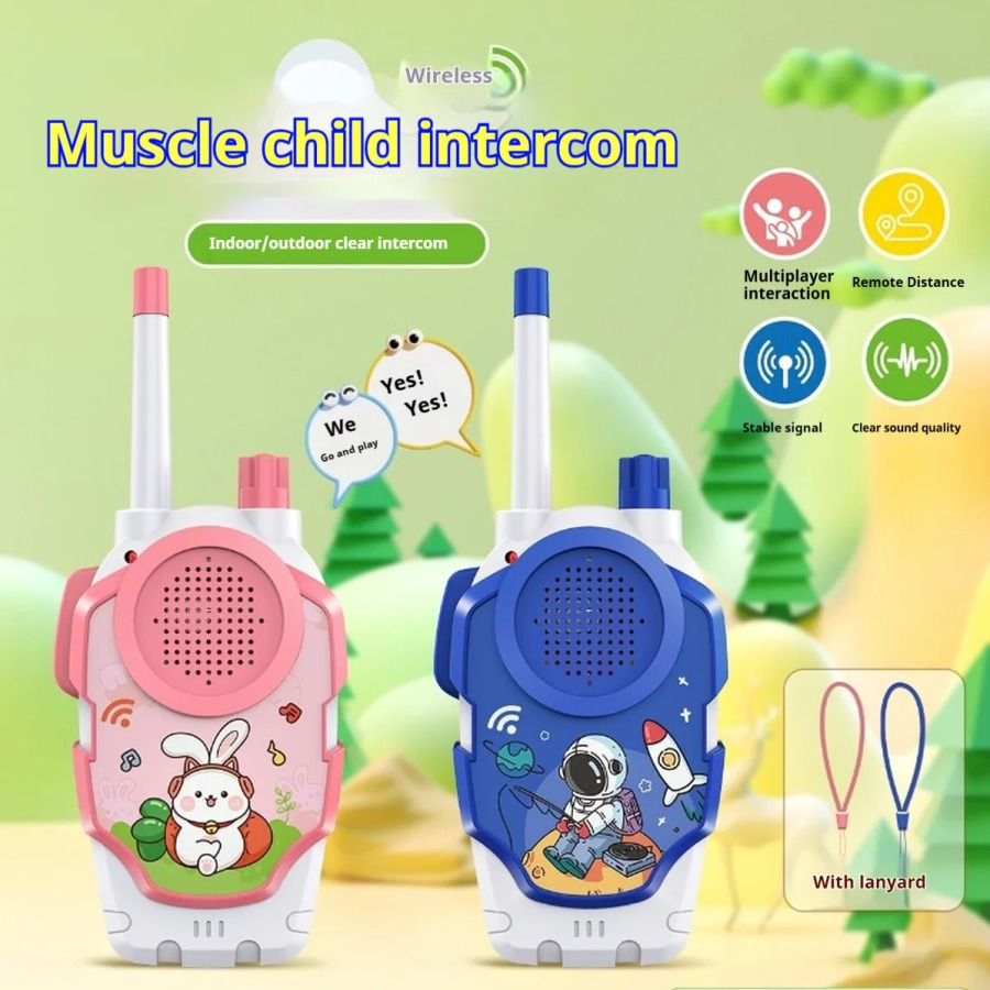 2 dona. walkie-talkie, bolalar o'yinchoqlari, simsiz ratsion, ota-ona va bolaning o'zaro aloqasi, do'stlar muloqoti, interkom, kommunikator