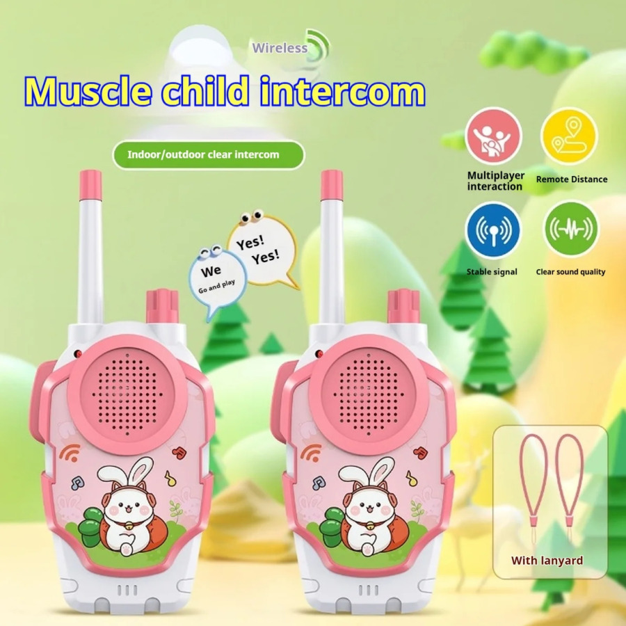 2 dona. walkie-talkie, bolalar o'yinchoqlari, simsiz ratsion, ota-ona va bolaning o'zaro aloqasi, do'stlar muloqoti, interkom, kommunikator
