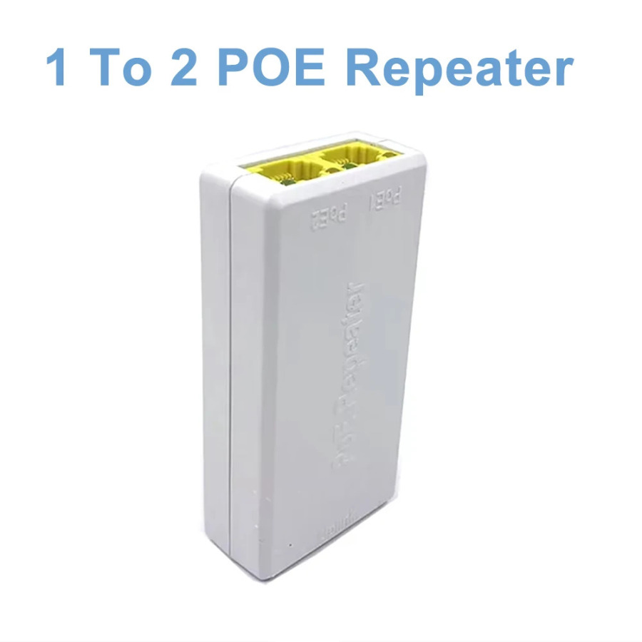 1 dan 2 gacha portlar 100Mbps POE Extender Network Switch Repeater IEEE802.3af/at PoE Switch NVR IP Kamera AP uchun Plug & Play