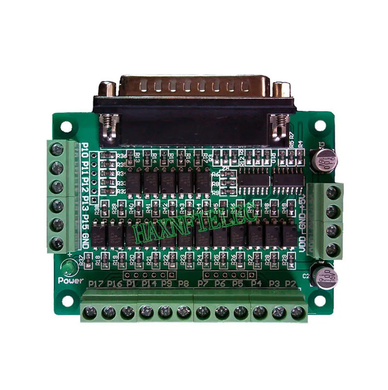 CNC Parallel Port interfeysi paneli Fotoelektrik izolyatsiya DC 5V qo'llab-quvvatlash KCAM4 EMC2/linuxCNC