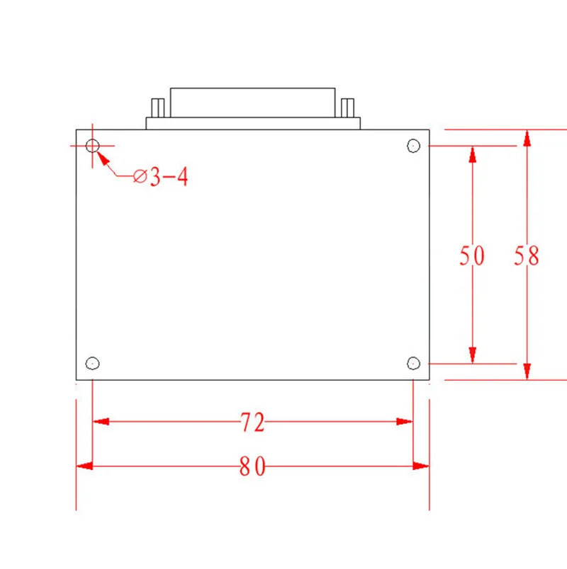CNC Parallel Port interfeysi paneli Fotoelektrik izolyatsiya DC 5V qo'llab-quvvatlash KCAM4 EMC2/linuxCNC