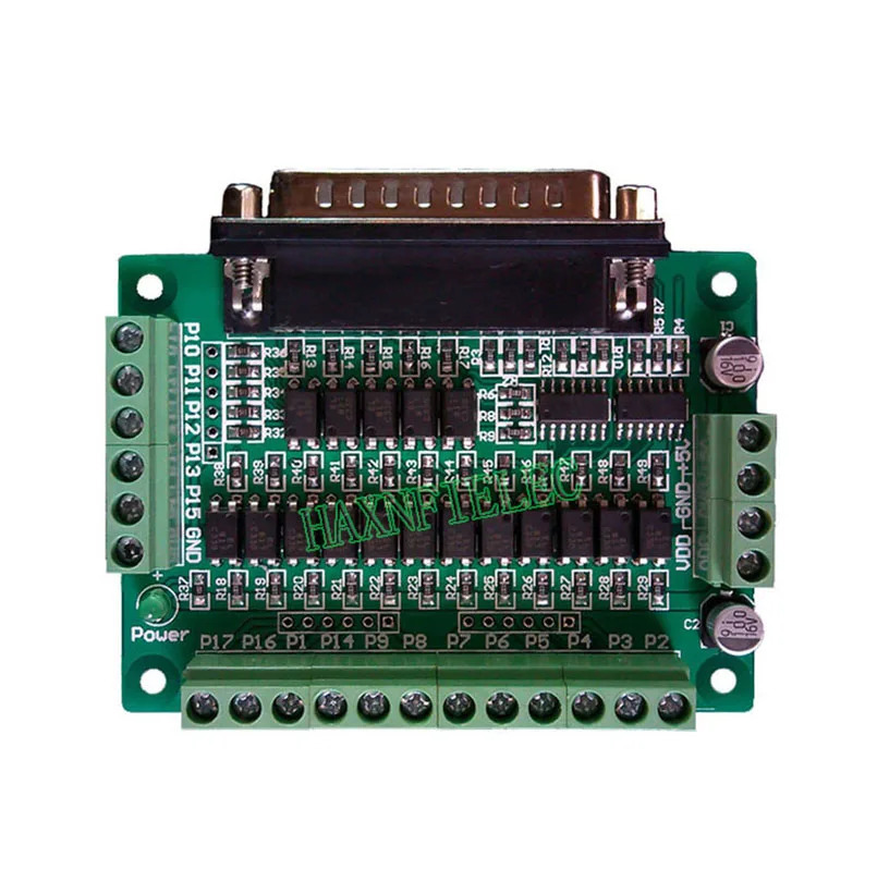 CNC Parallel Port interfeysi paneli Fotoelektrik izolyatsiya DC 5V qo'llab-quvvatlash KCAM4 EMC2/linuxCNC