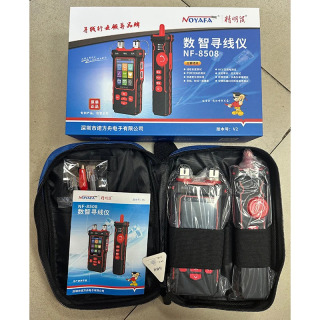 NOYAFA NF-8508 Тестер сетевого кабеля ЖК-цифровой перезаряжаемый сетевой искатель линии Трекер проводов PoE Checker Измеритель оптических проводов небесно-голубой